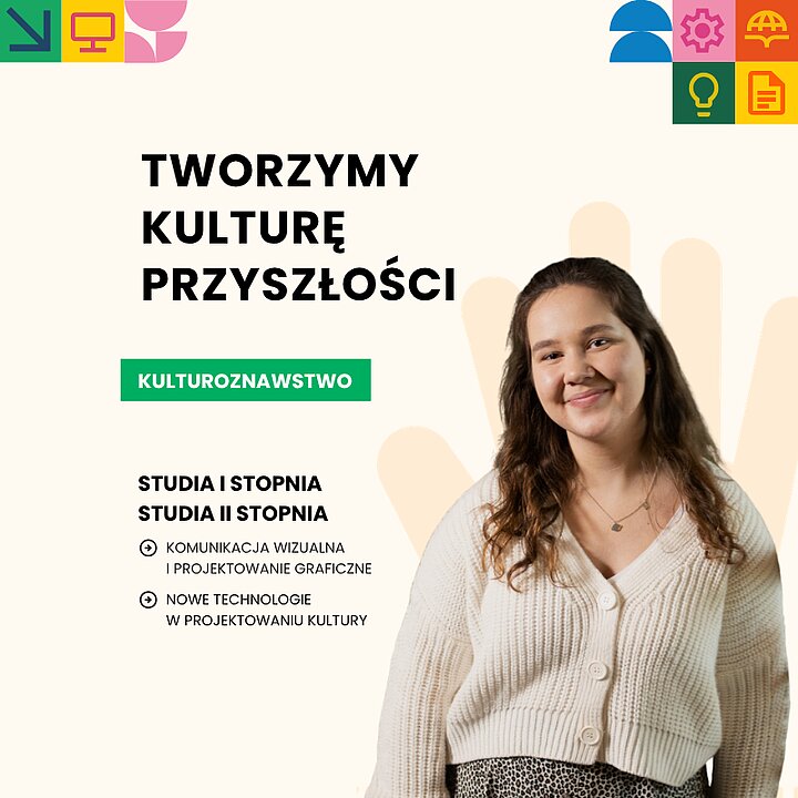 Grafika promująca kierunek Kulturoznastwo